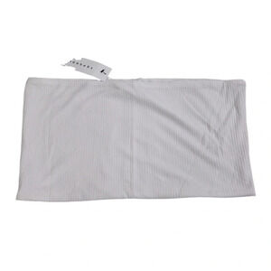 Topshop New Women’s US 10 Ribbed White Tube Top